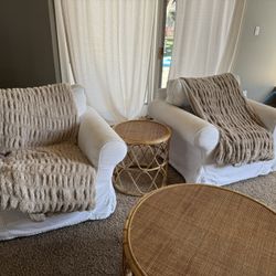 IKEA Slip Cover Chairs (2)