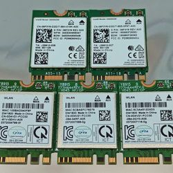 WLAN M.2 Dual Band Wireless AC Wi-Fi Cards with Bluetooth