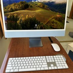 24-inch Blue iMac with 4.5K Retina display 