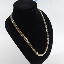 Gold Chain Cuban Link 10mm 24" and 26" *Quality Piece*