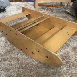 Montessori Rocking Boat and stairs 
