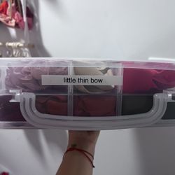 Baby Girl Bows With Organizer Box