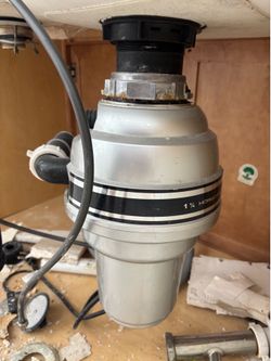 Kitchen sink and garbage disposal