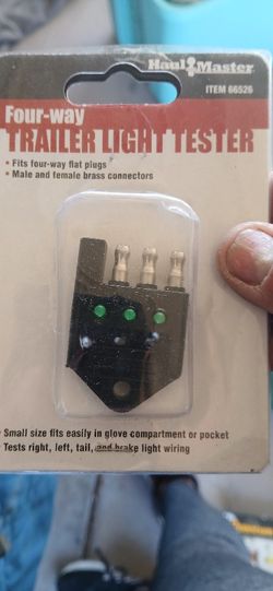 Trailer light tester.