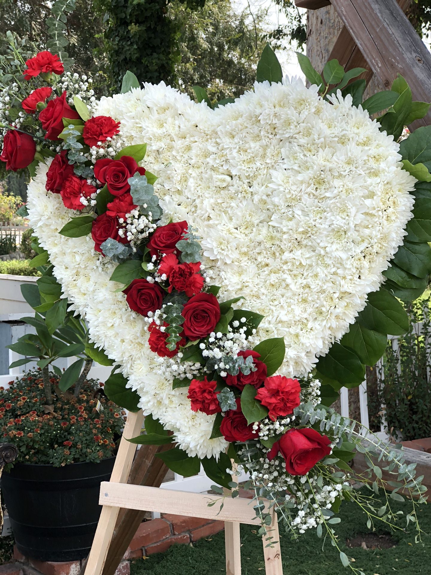 Funeral flower arrangements