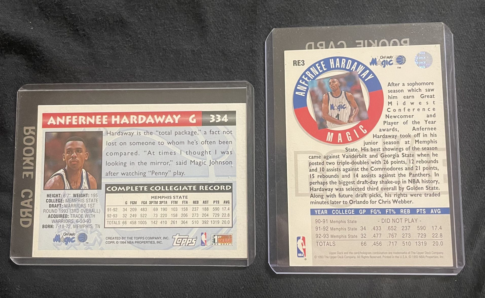 Anfernee Hardaway (Basketball Card) 1993-94 Topps