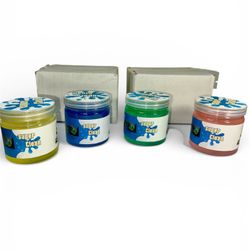 Car Cleaning Gel Putty 4‑Pack – “Super Clean” Dust Remover for Vents, Keyboard & Electronics