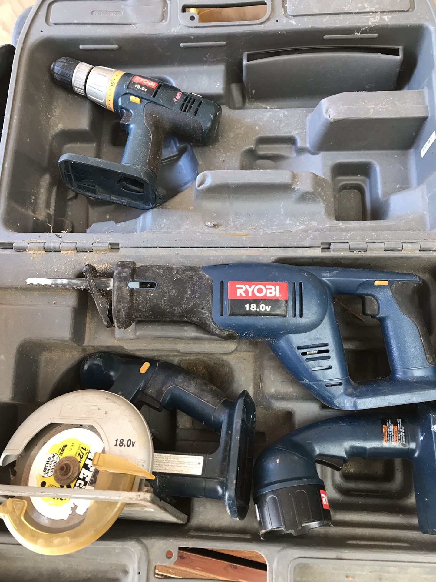 Ryobi 18V Power Cordless Tool Set