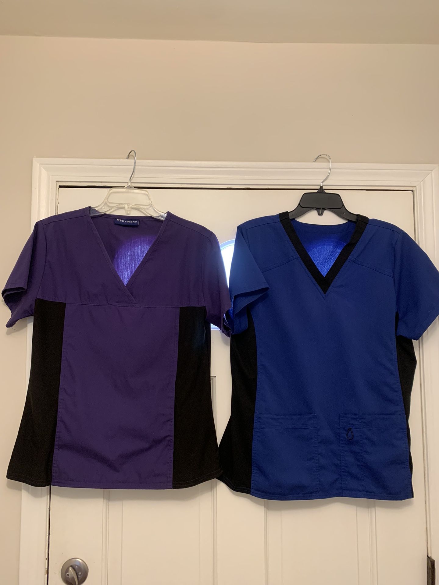 💙 Scrub Tops, Uniform Scrubs Lot, Workwear Scrubs, Clothing Lot, Size Med/Small
