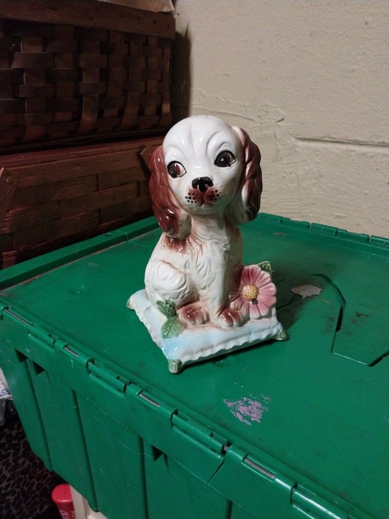 Vintage Dog Statue Made In Japan