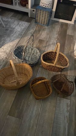 Assorted baskets