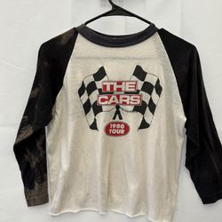 Vintage The Cars Music Group Band 80s Tour Merch Baseball Shirt Tee 
