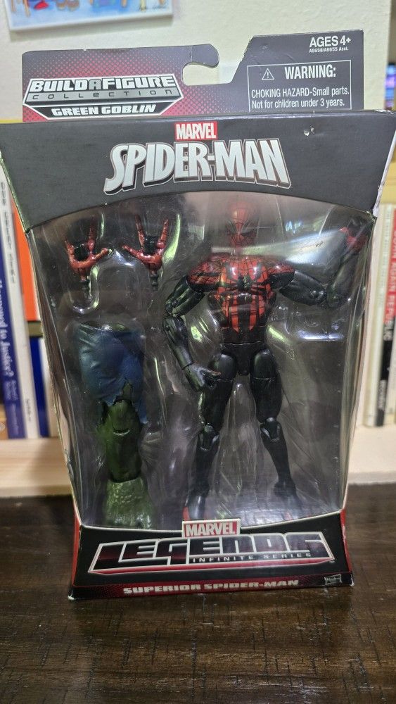 Marvel Legends Infinite Series Superior Spider-Man Figure BAF Green Goblin Kids Toy Collectible NEW