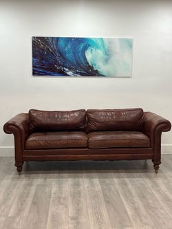 Ralph Lauren Leather Loveseat Sofá FREE DELIVERY