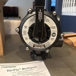 Hayward SP0710X62 Pro-Series Vari-Flo Replacement 1-1/2-Inch Control Valve Assembly with Gauge