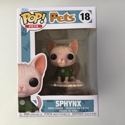 Funko Pop Sphynx Cat 18 pets
