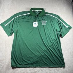 University of Hawaiian Gardens Men's 5XL Green Big Tall Polo Shirt Short NWT#8F