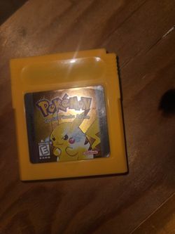 Pokémon Yellow Special Pikachu Edition Game Boy Cartridge