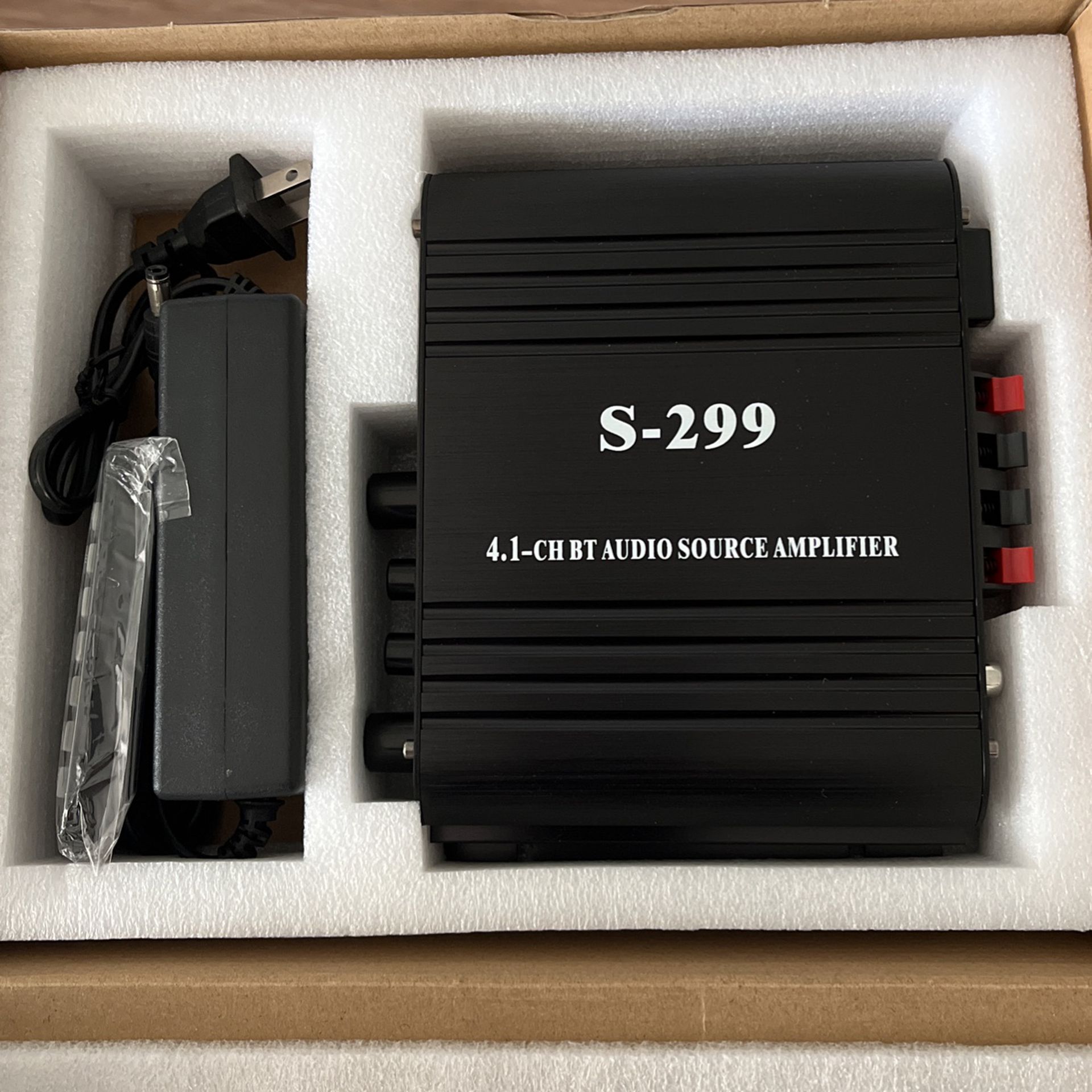 S-299. 4.1 -CH BT AUDIO SOUCE AMPLIFIER NEW IN OPEN BOX See All Photos
