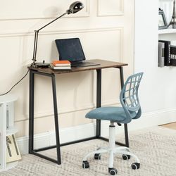 Homy Casa Ascoli Vintage 31.5" W x 17.3" D x 29.1" H Folding Desk Open Box