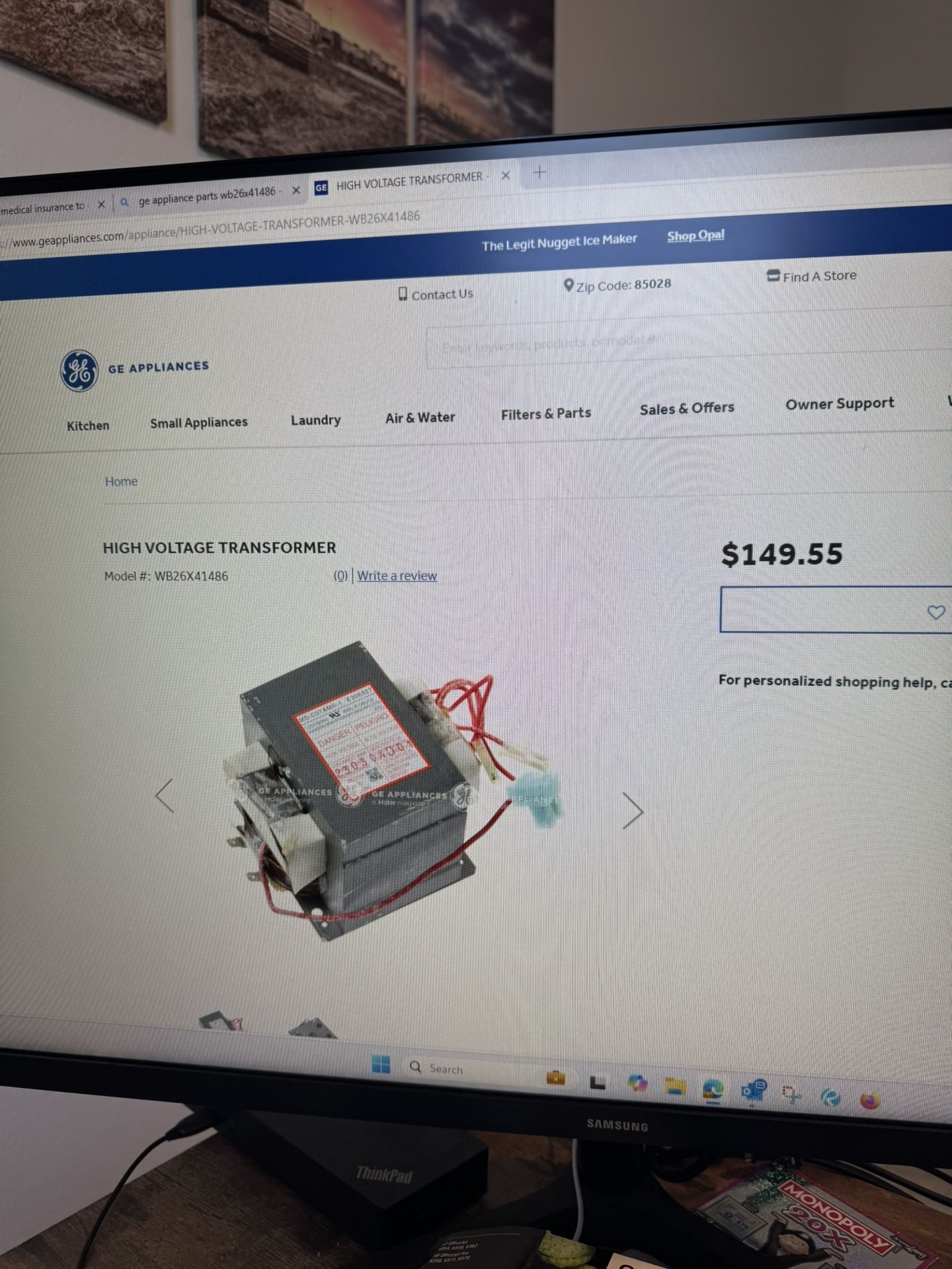 GE Appliance Parts