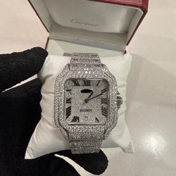 Flawless VVS Moissanite Watch 