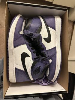 Jordan 1 Court Purple Custom