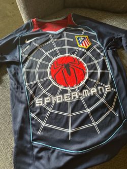 Atletico Madrid Spider-Man shirt