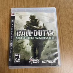 PS3 Call Of Duty 4 Modern Warfare 