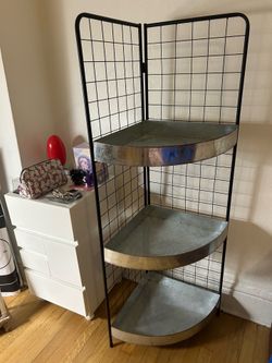 Industrial Corner Shelf
