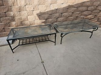 Glass tables