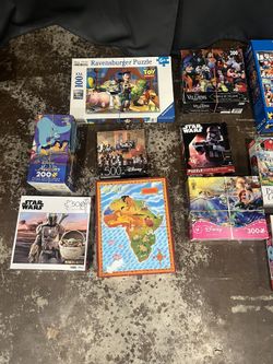 Huge Lot of Various Jigsaw Puzzles.