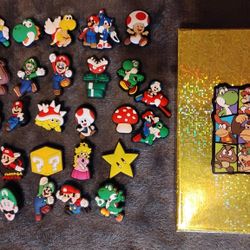 Super Mario Jibbitz W Box lot 
