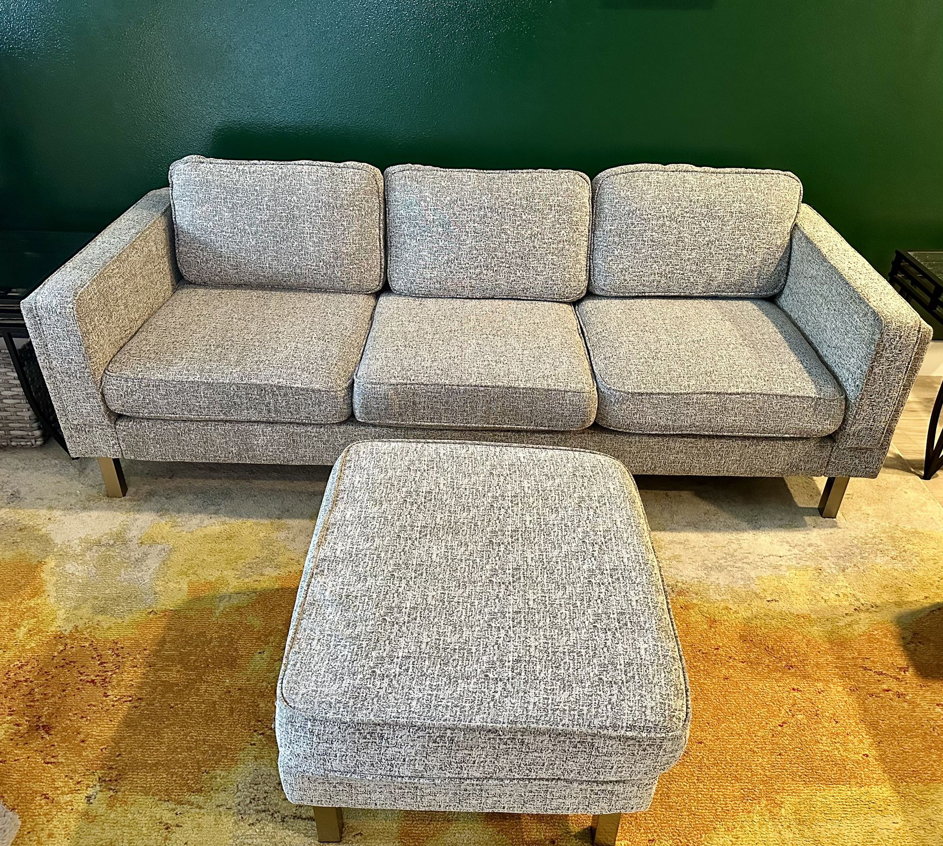 Sofa, Chair & ottoman 