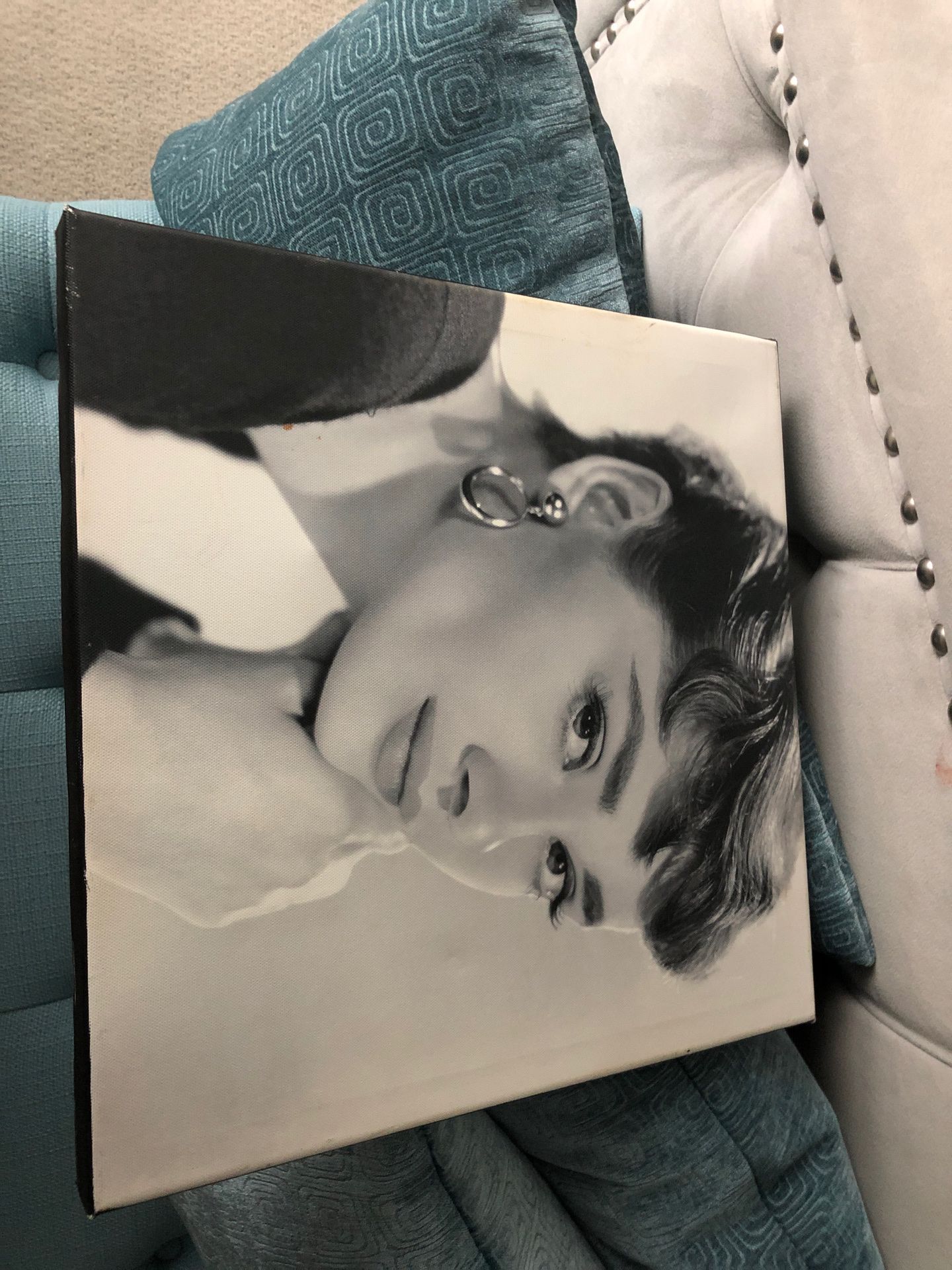 Audrey Hepburn canvas