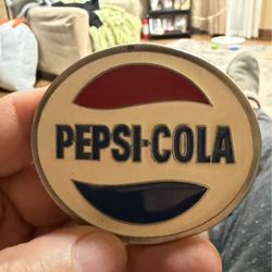 pepsi  belt buckle ceramic