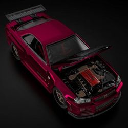 Hot Wheels Collectors
RLC Exclusive SELECTIONs Nissan Skyline GT-R (BNR34) Red Line Club