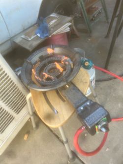 Large burner .