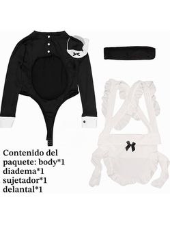 Ruffled maid lingerie set