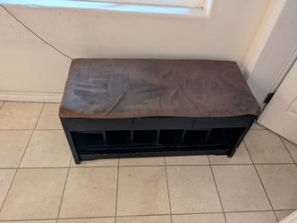 Bench with Shoe Storage