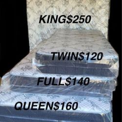 Mattresses King Queen Full Twin 