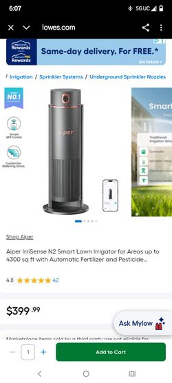 Aiper IrriSense N2 Smart Lawn Irrigator