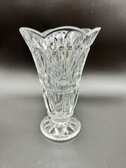 Shannon Crystal Set Of Coasters, Tray & Vase