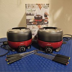 Nutrichef - Fondue Maker Electric Melting Pot Cooke
