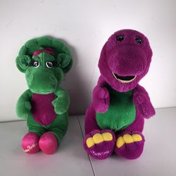 Barney And Baby Bop Plush 