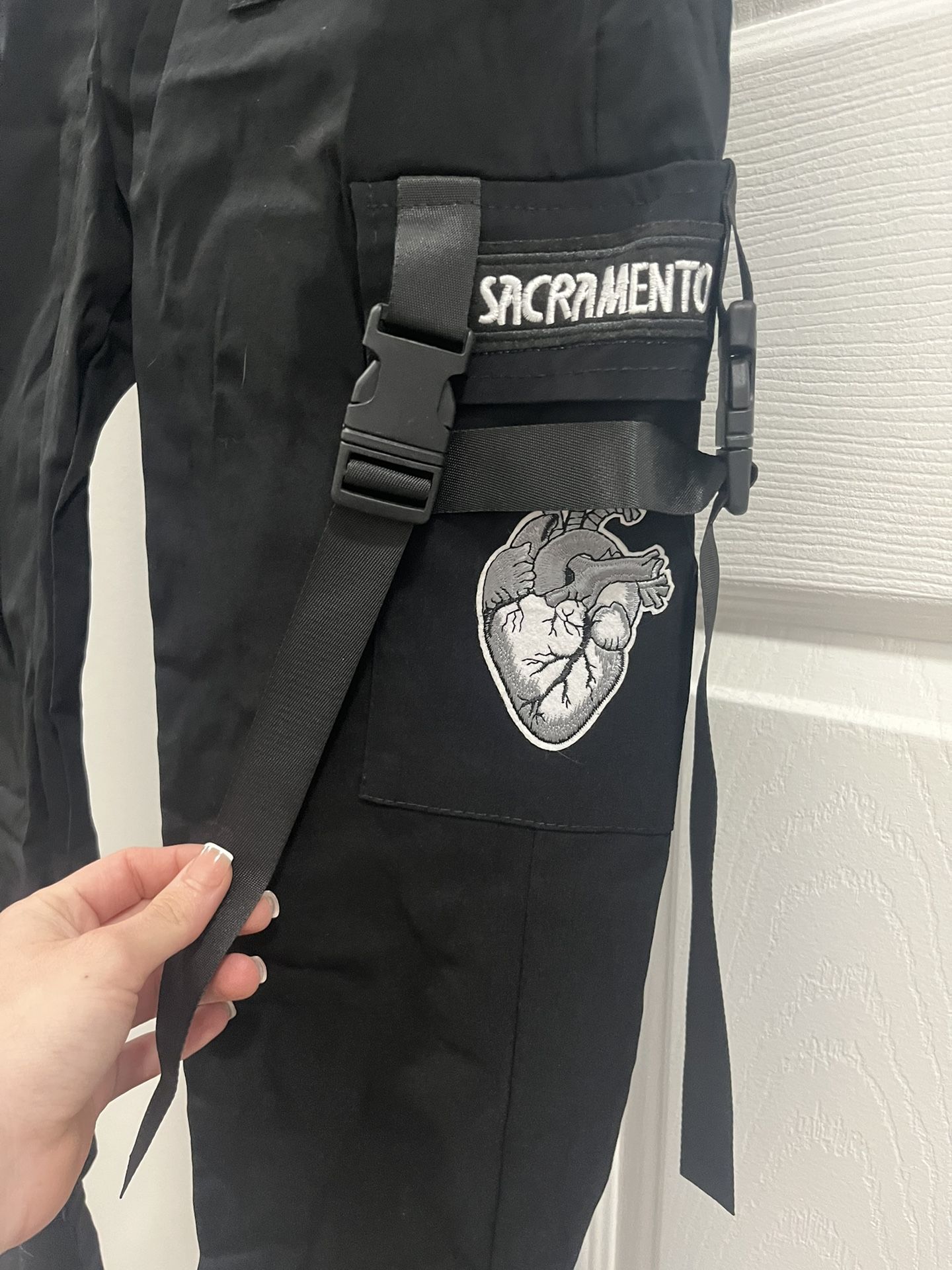 Funky Street style pants with straps (perfect for festivals or just for a stylish fit)