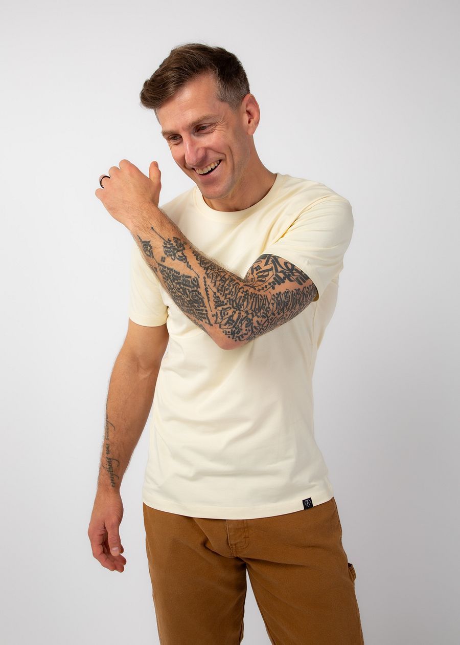 BEAUTIFUL BASTARD Bone White Color Tee T-Shirt Unisex SMALL Excellent Condition