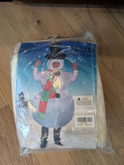 Inflatable Snowman Adult Costume