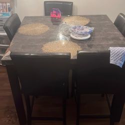 Dining Table With 5 Chairs 