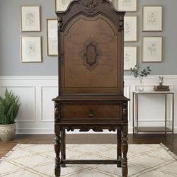 Antique Burlwood Cabinet